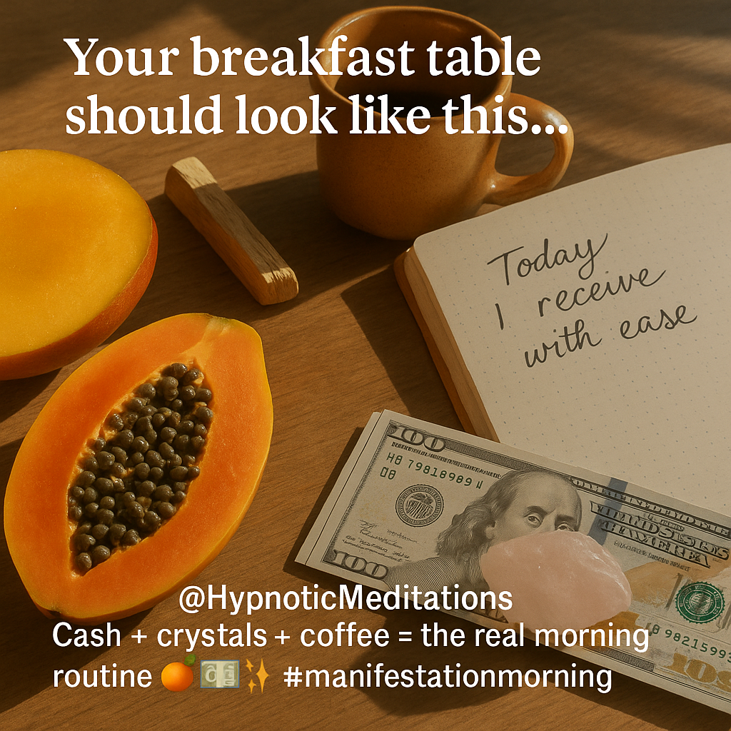 Seven-minute manifestation ritual visual