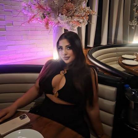 Ariella enjoying an evening out